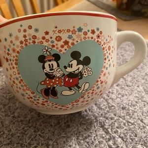 Disney Ceramic Mug with Mickey and Minnie